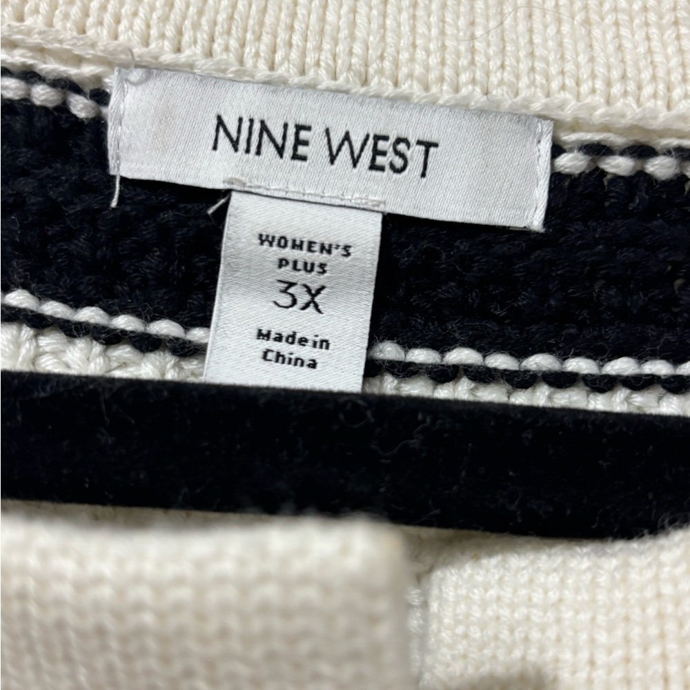 Nine West stripe cardigan - Picture 5 of 6